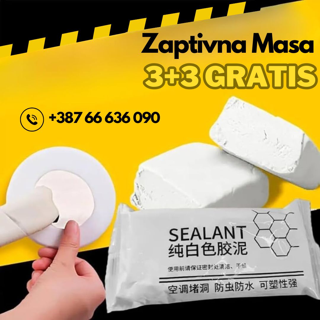 Zaptivna Masa 3 + 3 GRATIS!!!