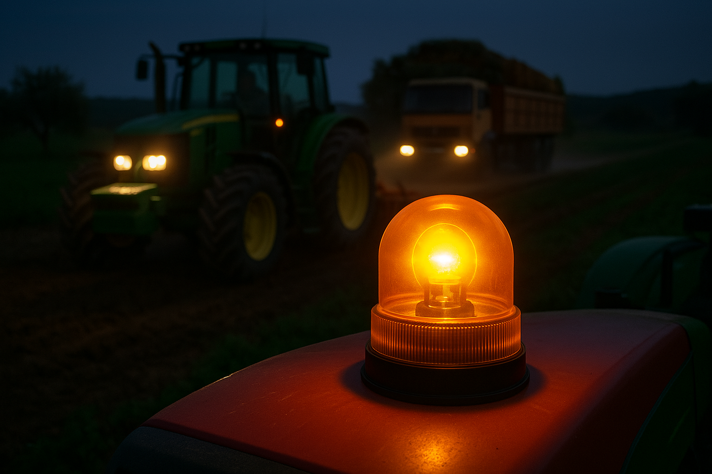 Magnetna Rotacija za Traktor, Kamion, Šlep – 12/24V LED Signalna Lampa