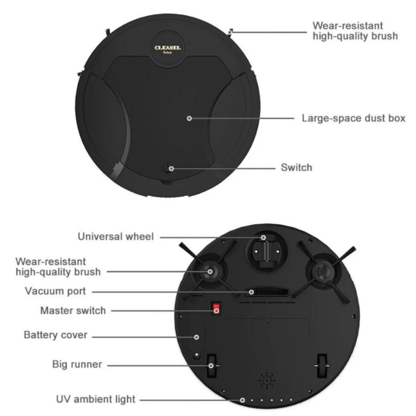 Robo Clean Master® - 5u1 Pametni Čistač / Usisivač