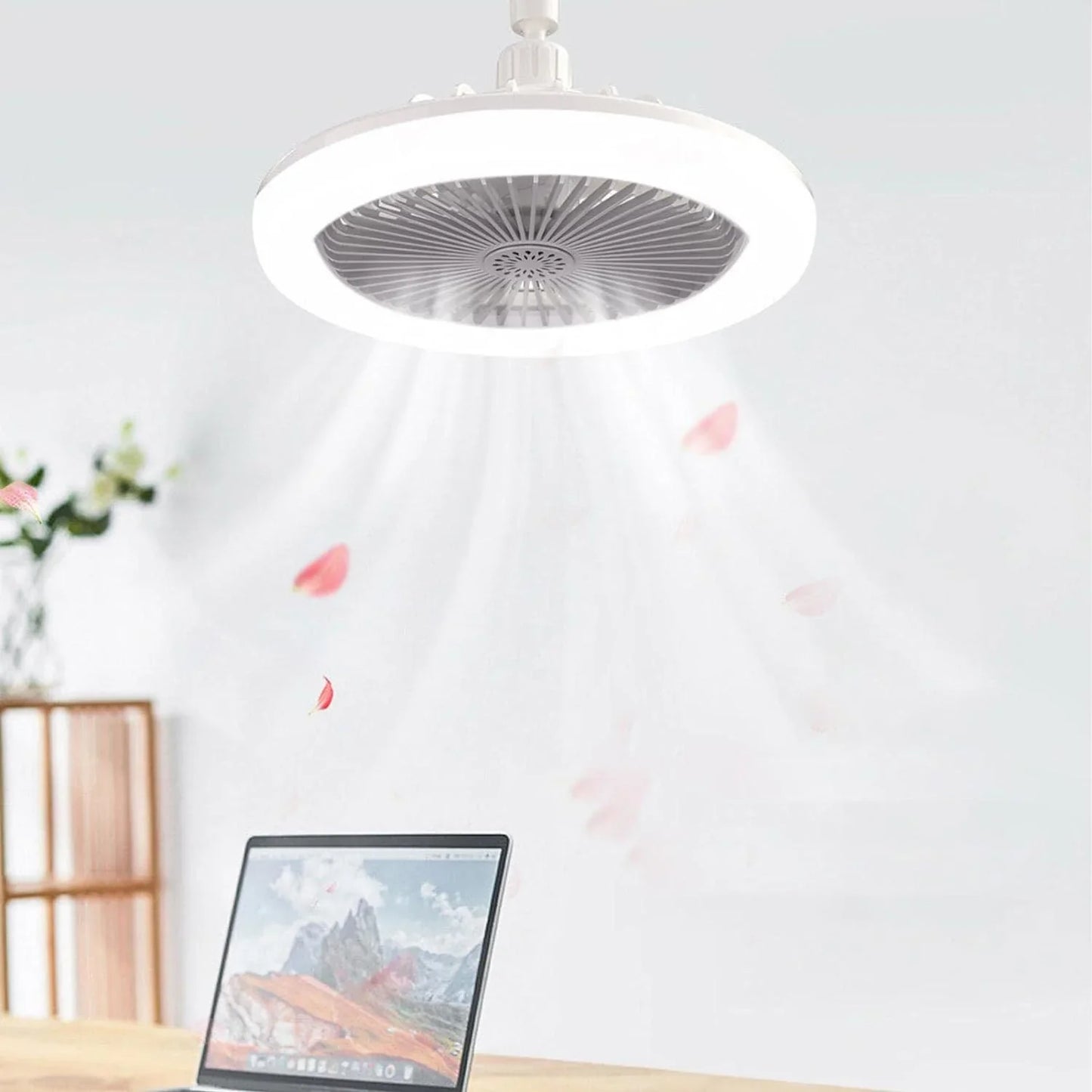 2u1 LED Luster i Ventilator 40w