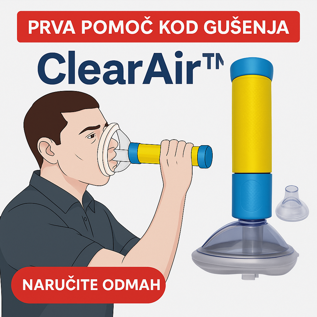 Prva Pomoć kod Gušenja - ClearAir™