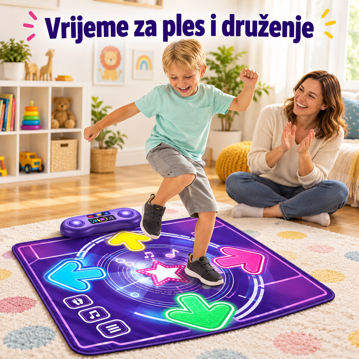 Interaktivna Plesna Podloga za Djecu