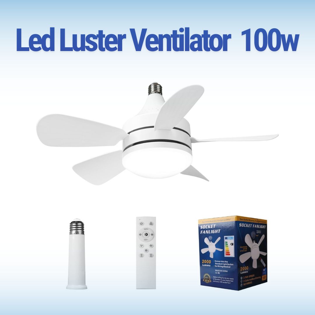 LED Luster Ventilator 100W
