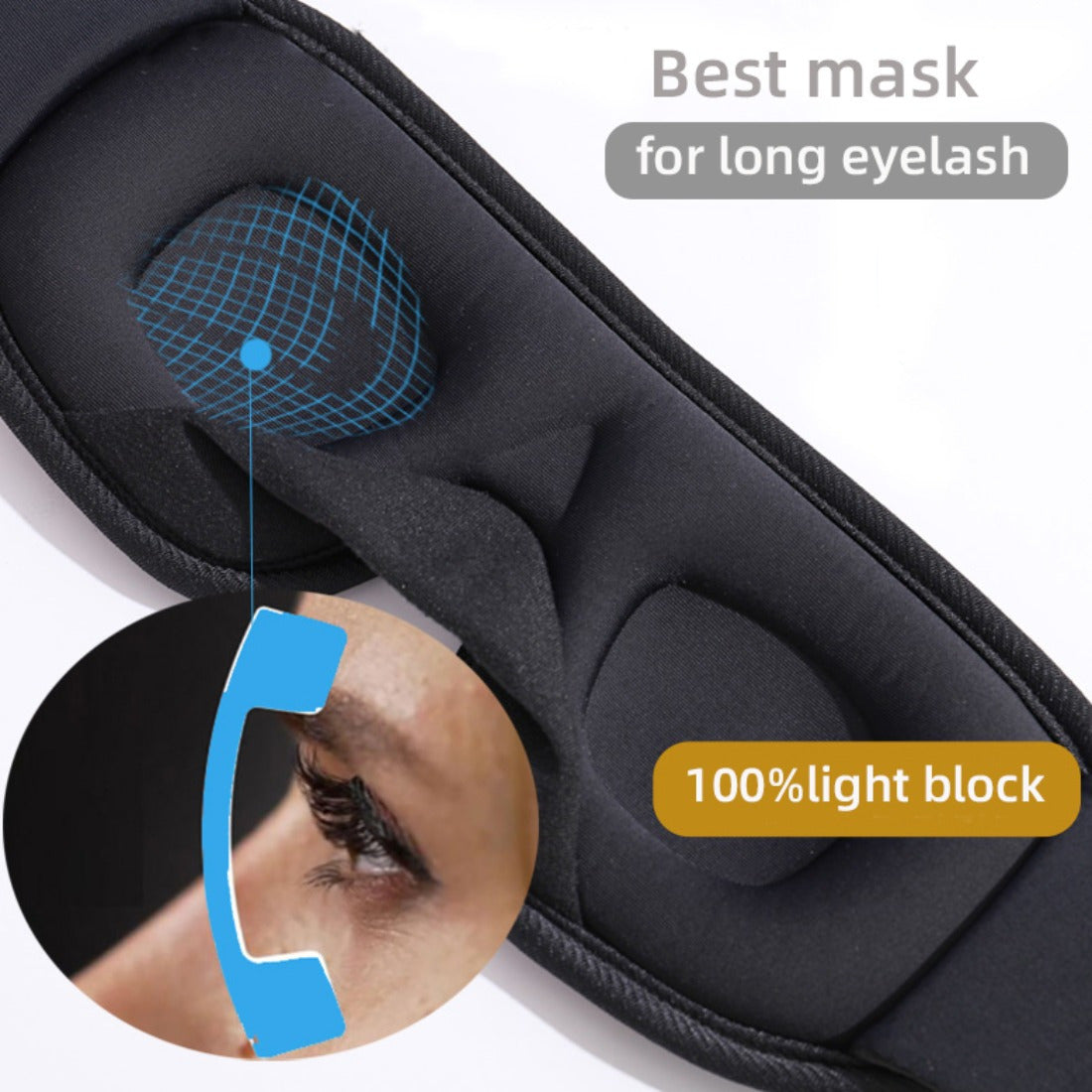 Maska za Spavanje sa Bluetooth zvučnicima