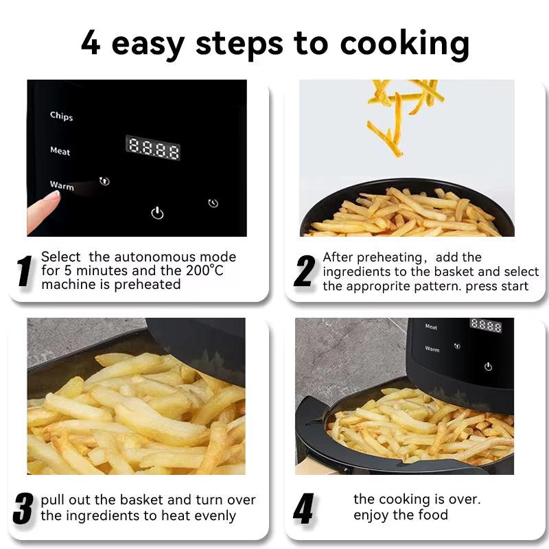 AirFryer Friteza na vrući zrak S-18 8l