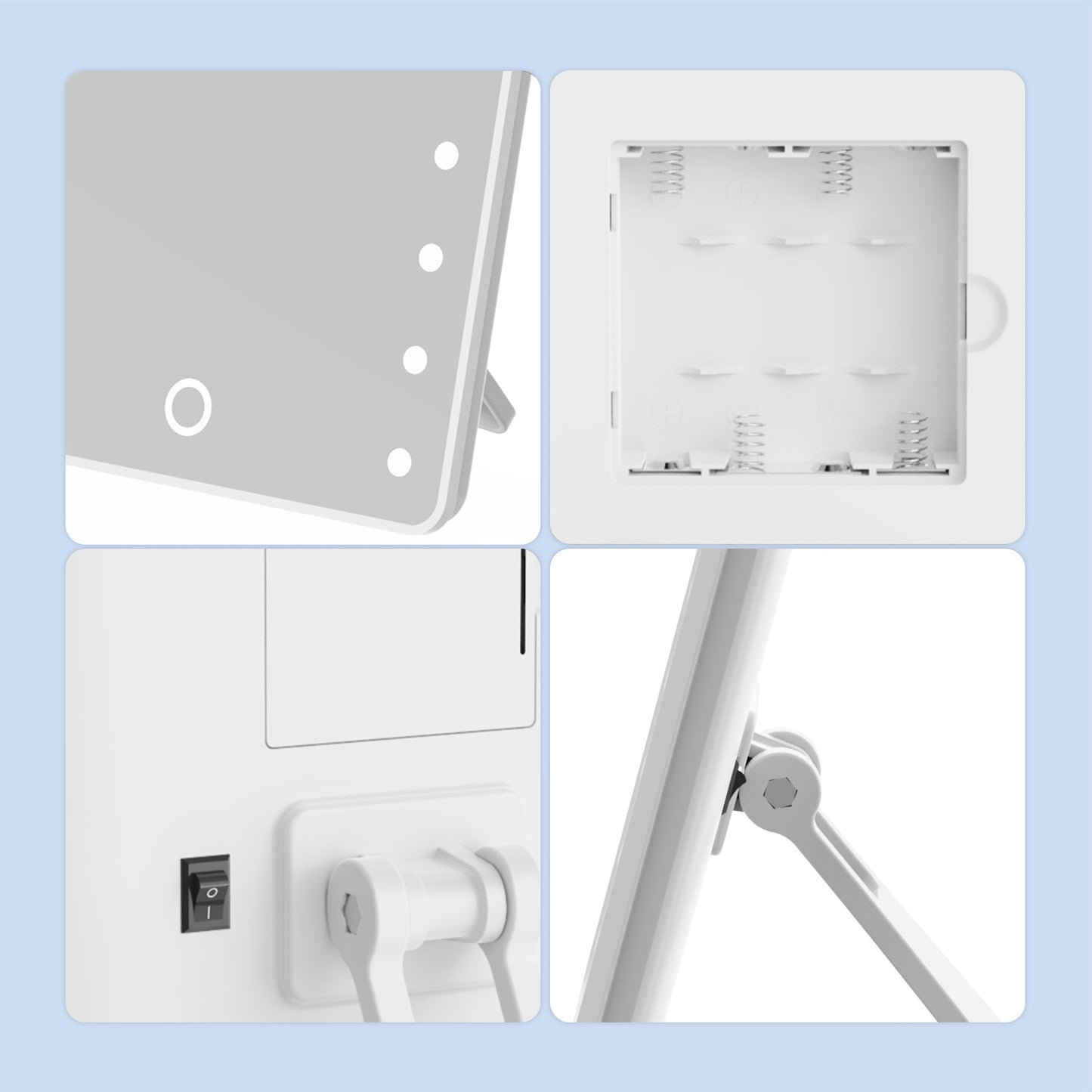 Beauty LED Ogledalo za Šminkanje 1+1 GRATIS
