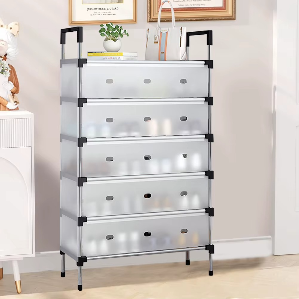Veliki Organizator za Obuću 6 Nivoa + Transparentna Vrata + Ventilacija