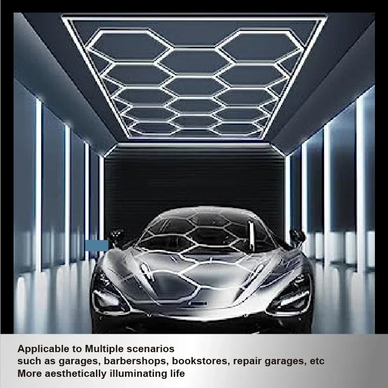 Profesionalna Heksagonalna LED rasvjeta - Za vašu Sobu, Salon ili Garažu !!!