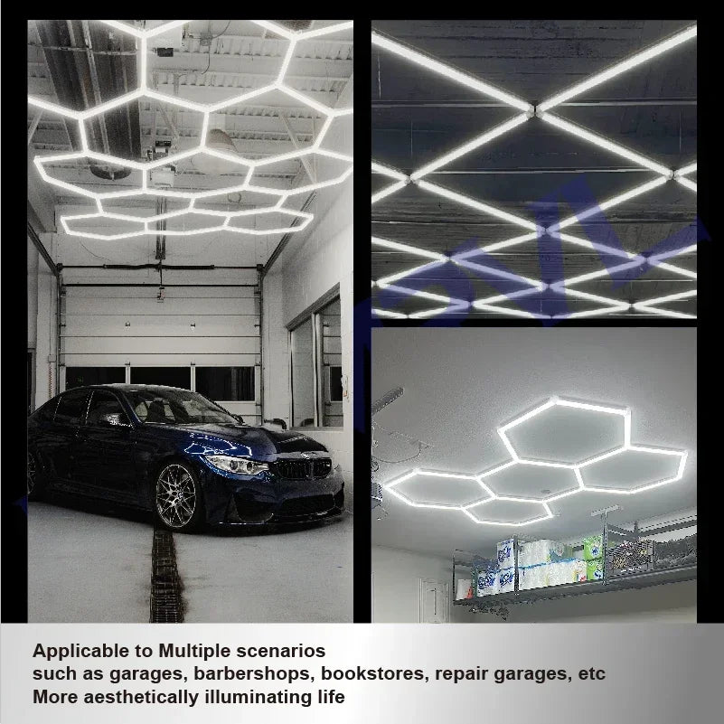 Profesionalna Heksagonalna LED rasvjeta - Za vašu Sobu, Salon ili Garažu !!!