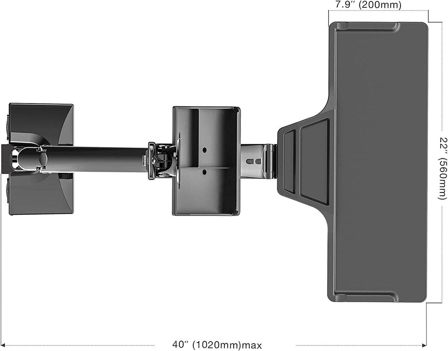 Nosač za monitor 19”-27”