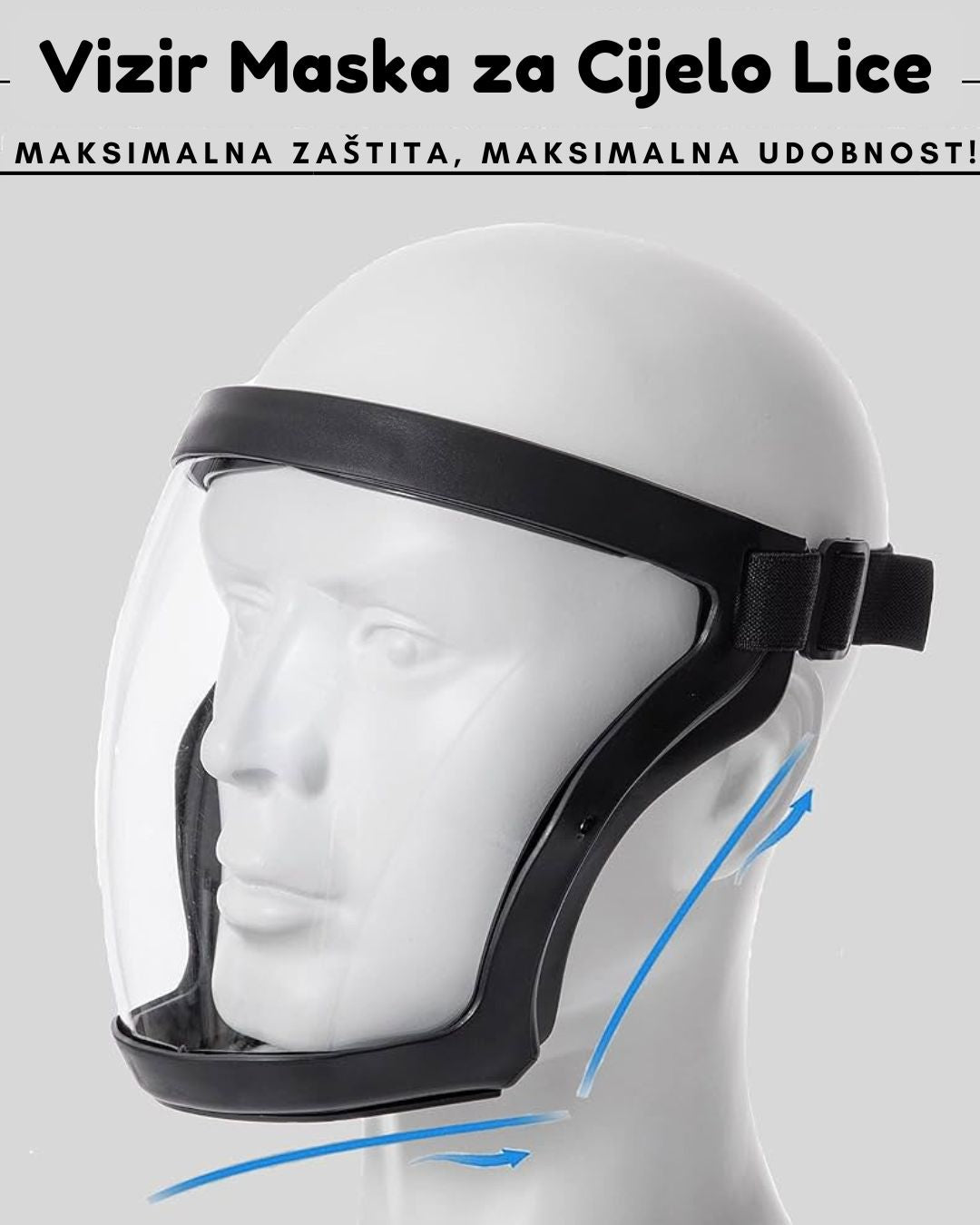 Vizir Maska za Cijelo Lice
