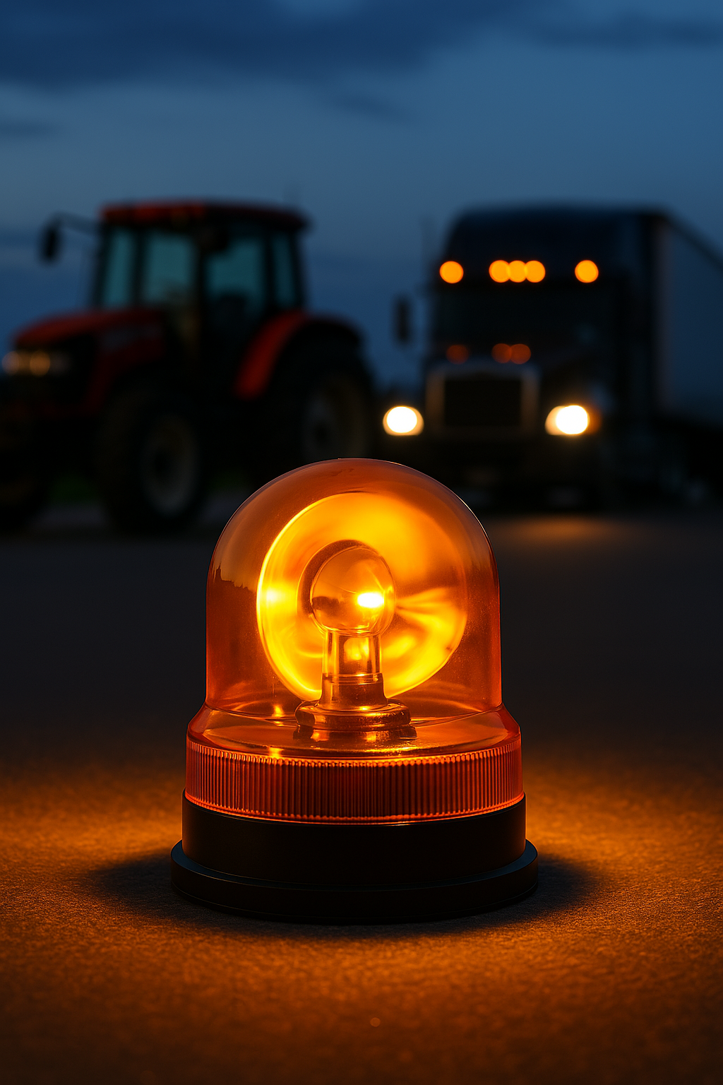 Magnetna Rotacija za Traktor, Kamion, Šlep – 12/24V LED Signalna Lampa
