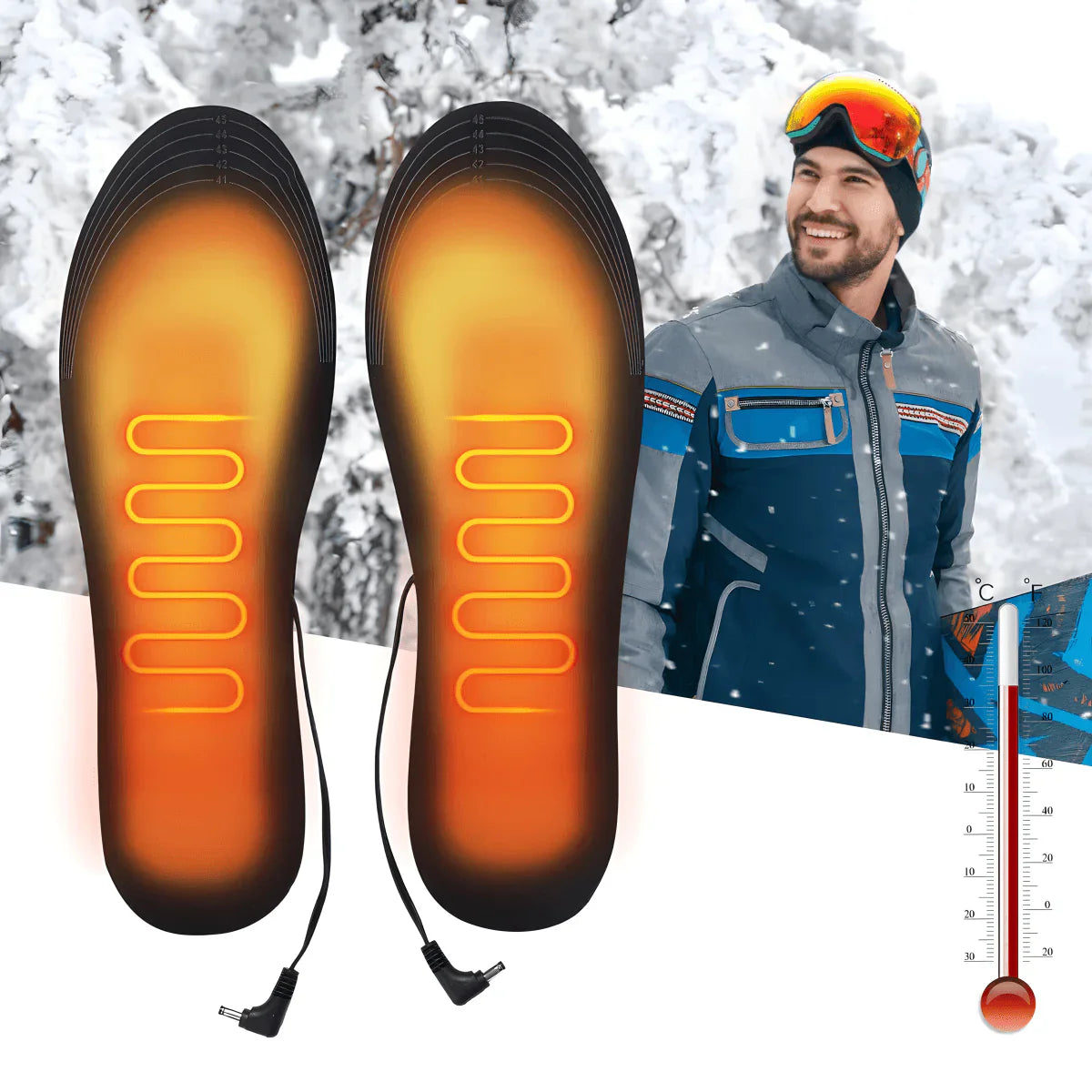 Električni grijani ulošci za obuću | | HOTFEET