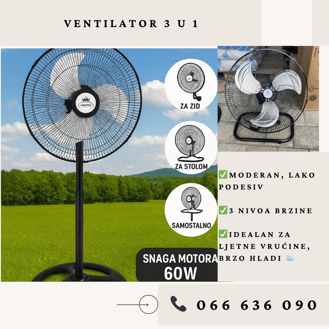 VENTILATOR 3 U 1