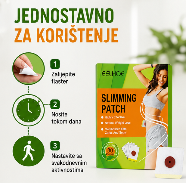 1+1 GRATIS - Biljni Flasteri za Mršavljenje i Detoksikaciju