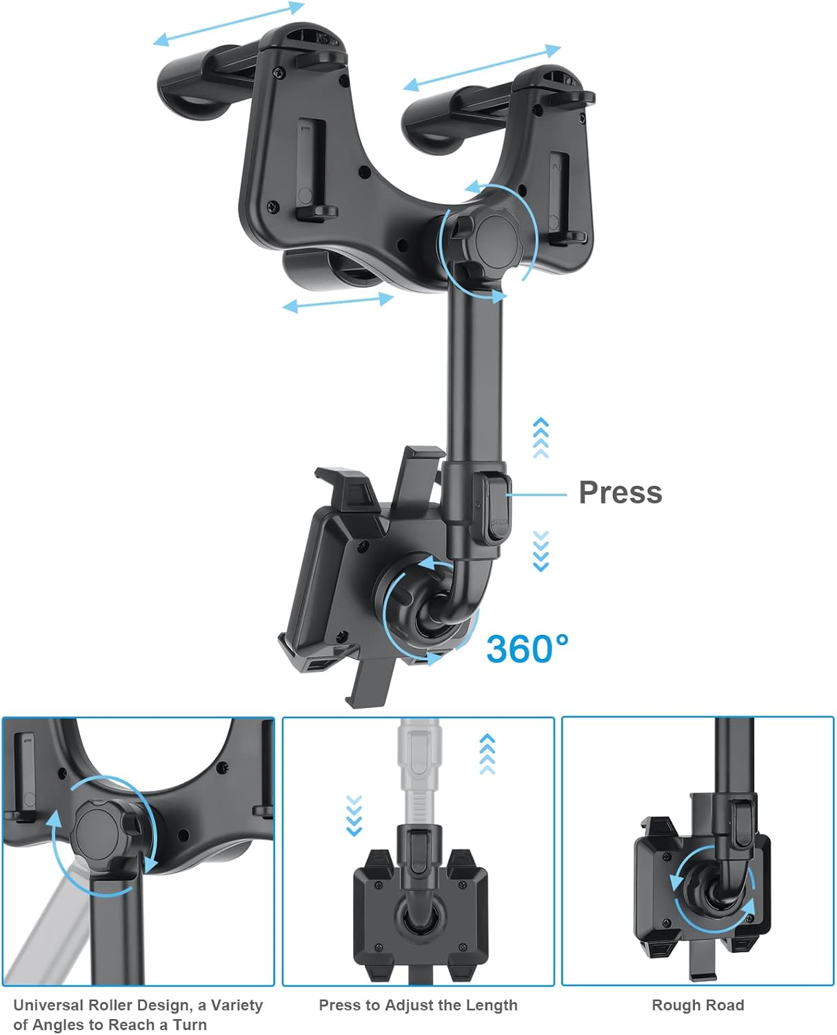 360 Produženi Auto Nosač za Telefon