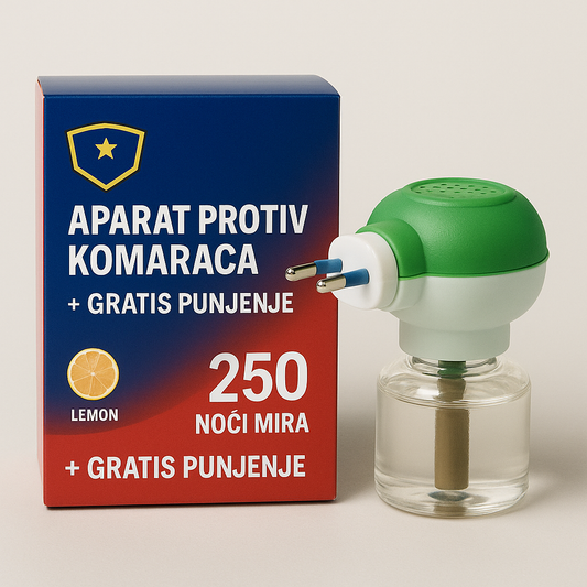 Aparat Protiv Komaraca + GRATIS Punjenje – 250 Noći Mira