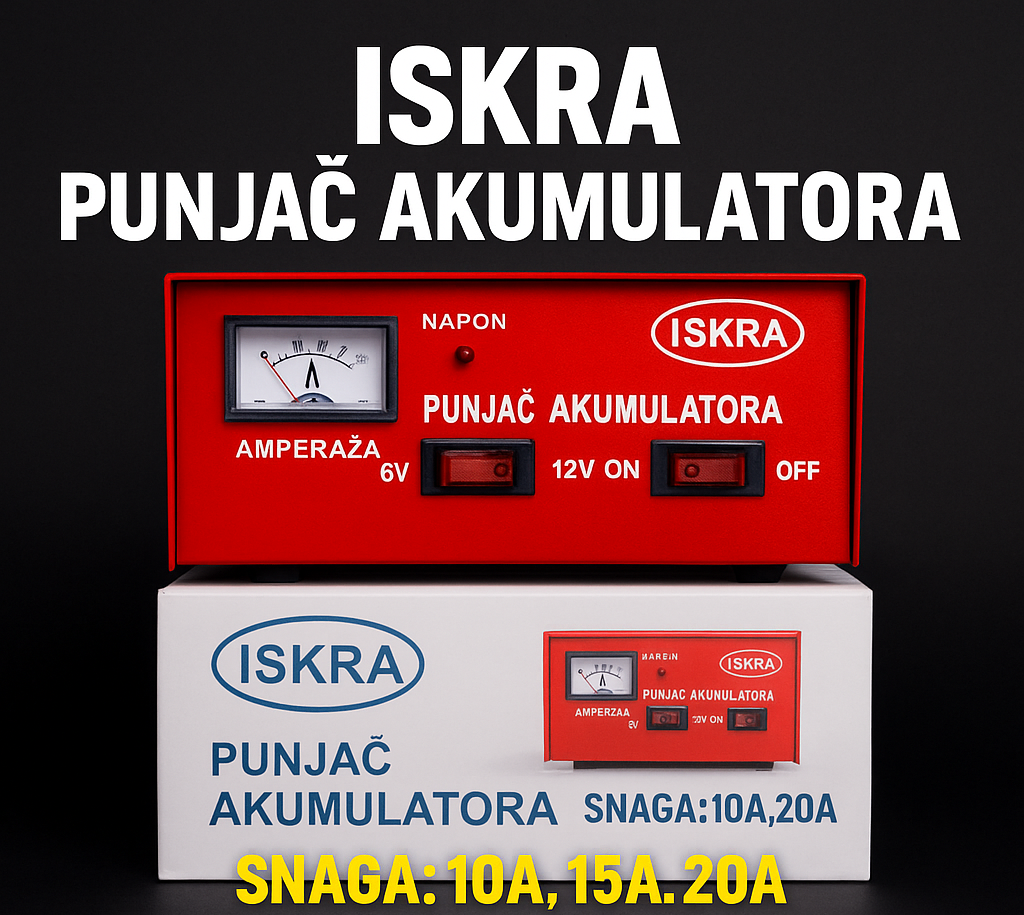 Iskra Punjač Akumulatora KC-10A / 15A / 20A