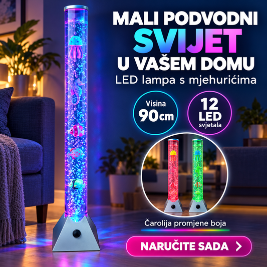 LED Lampa sa Plutajućim Ribicama