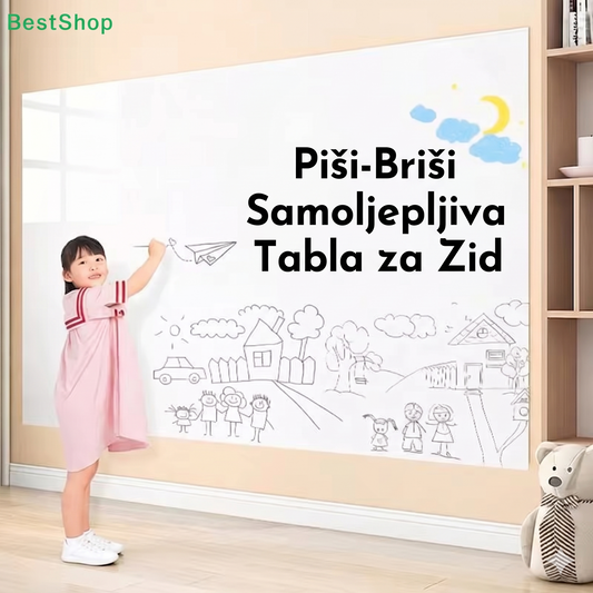 Piši-Briši Samoljepljiva Tabla za Zid