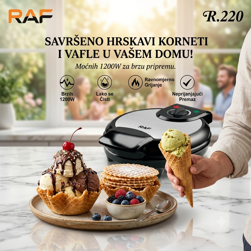 Aparat za Vafle i Kornete