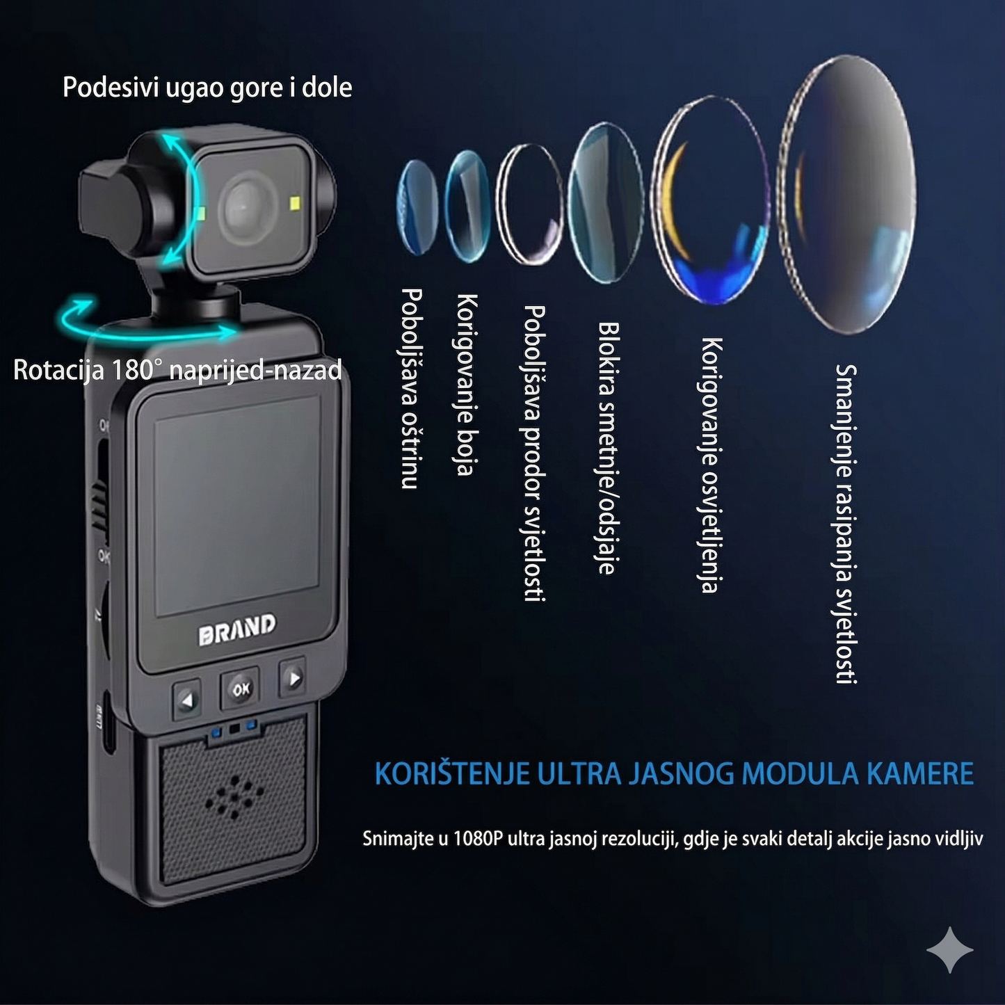 Mini WiFi Kamera-Prenosivi Video Snimač
