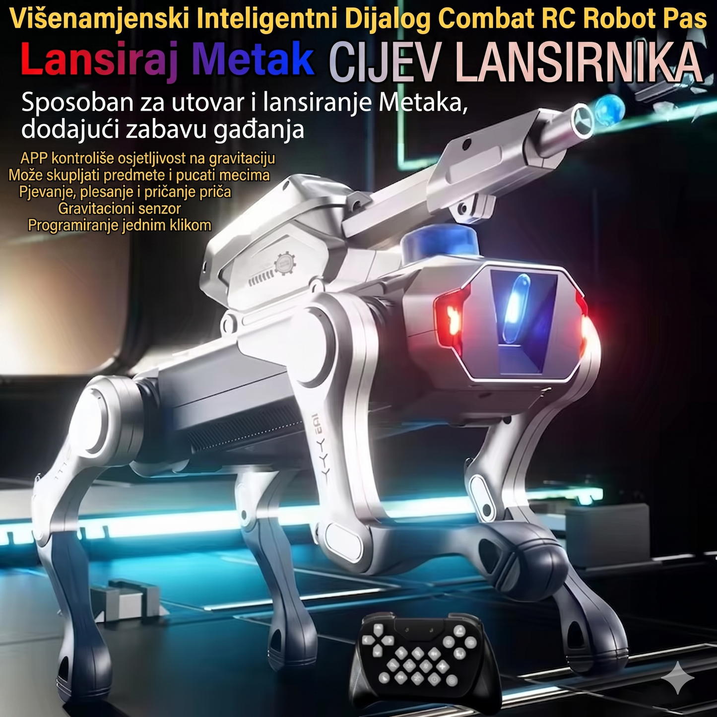 Pametni Robot Pas sa Topom