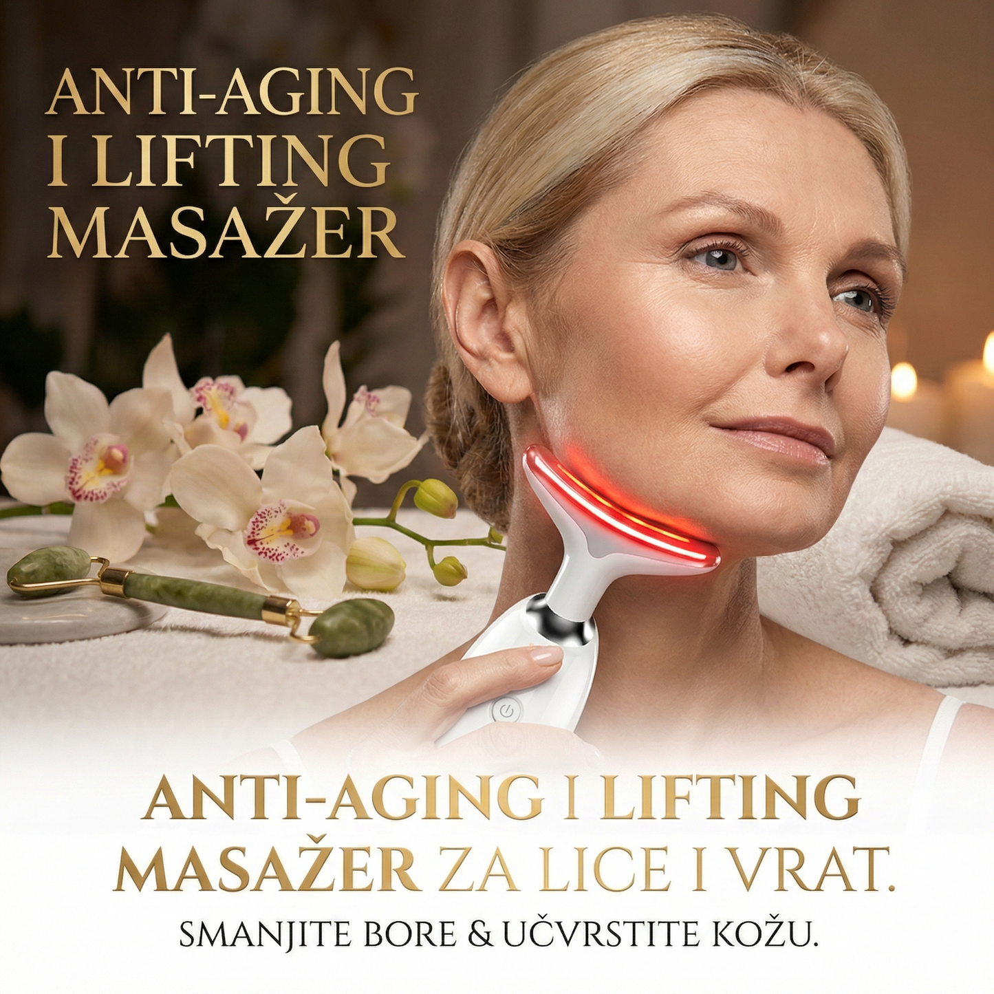 Anti-Aging i Lifting Masažer za Lice i Vrat