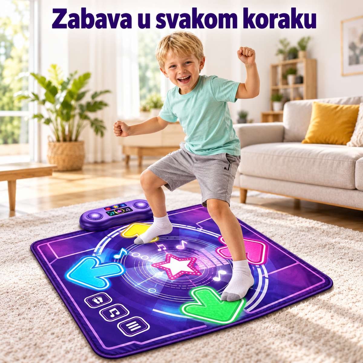 Interaktivna Plesna Podloga za Djecu