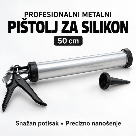 Profesionalni Metalni Pištolj za Silikon