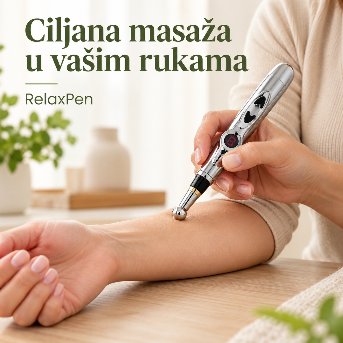 RelaxPen – Električna Masažna Olovka
