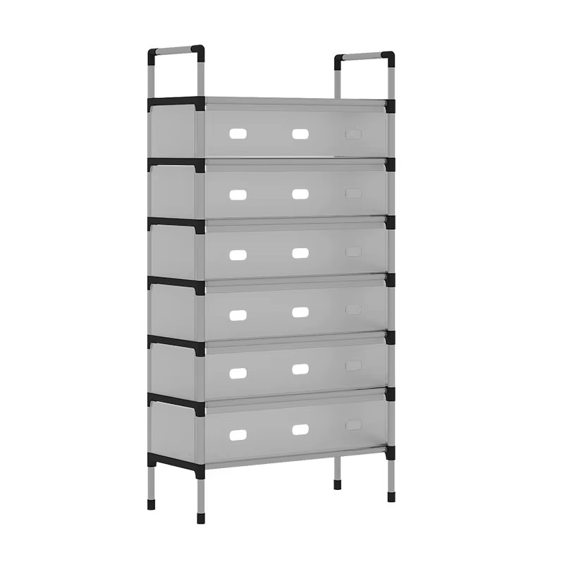 Veliki Organizator za Obuću 6 Nivoa + Transparentna Vrata + Ventilacija