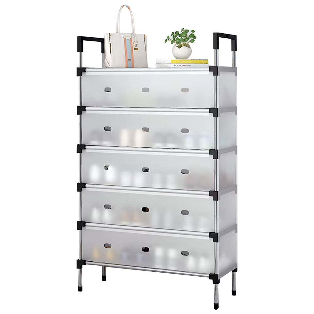 Veliki Organizator za Obuću 6 Nivoa + Transparentna Vrata + Ventilacija