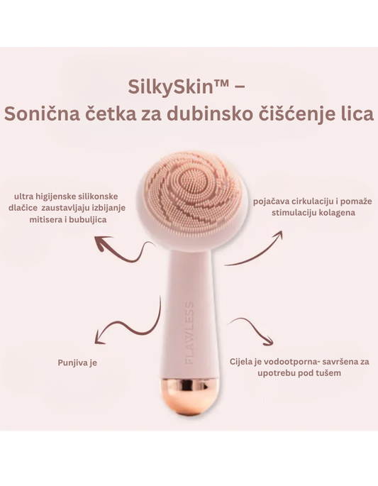 SilkySkin™ – Sonična četka za dubinsko čišćenje lica