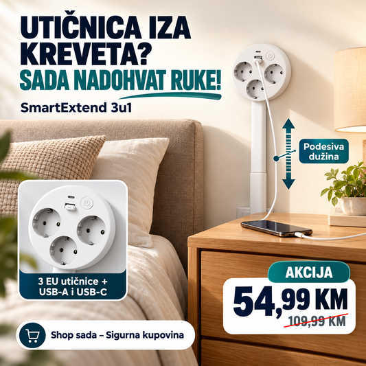 SmartExtend 3-u-1: Revolucionarna Teleskopska Utičnica