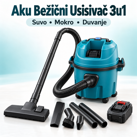 Aku Bežični Usisivač 3u1