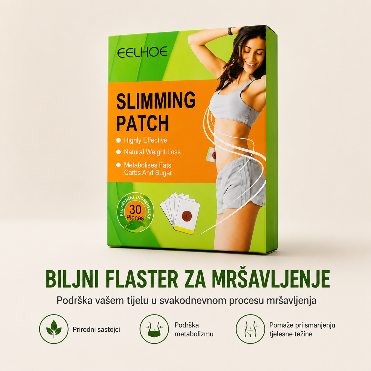 1+1 GRATIS - Biljni Flasteri za Mršavljenje i Detoksikaciju