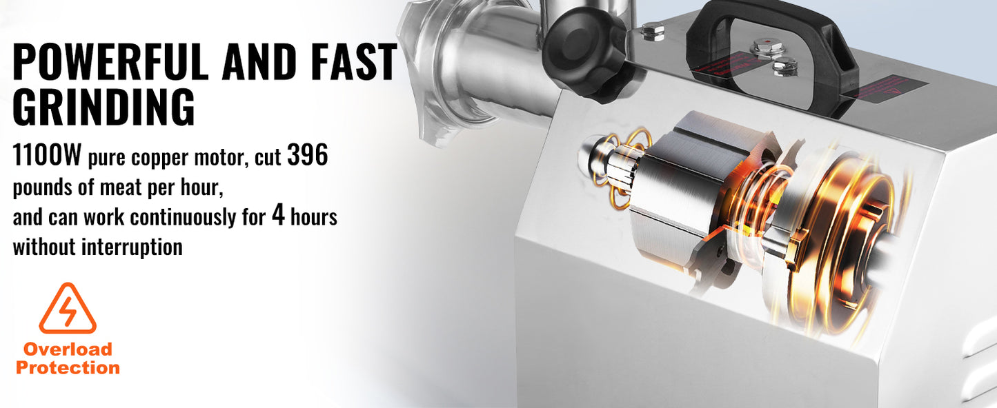 Inox PROFESIONAL - Mašina za Mljevenje Mesa