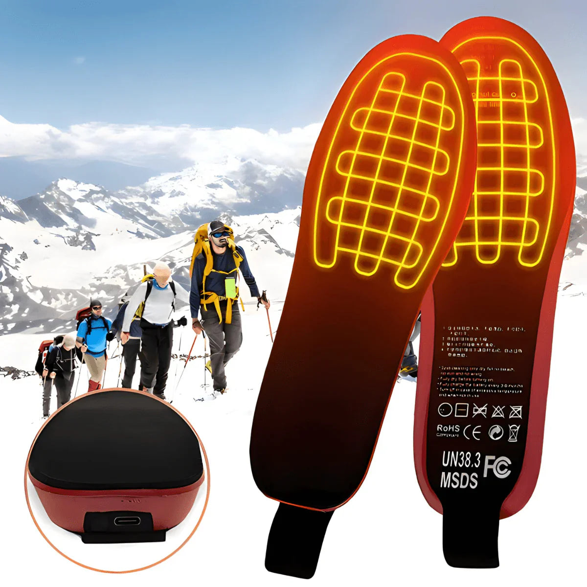Električni grijani ulošci za obuću | | HOTFEET