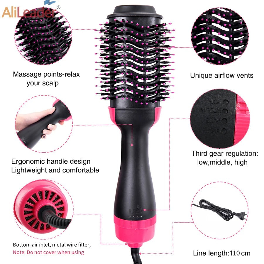 ONE STEP Hot Air Brush — 3u1 fen, četka i styler