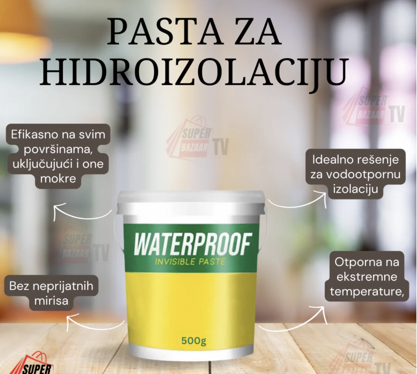 Vodootporna Pasta za Izolaciju