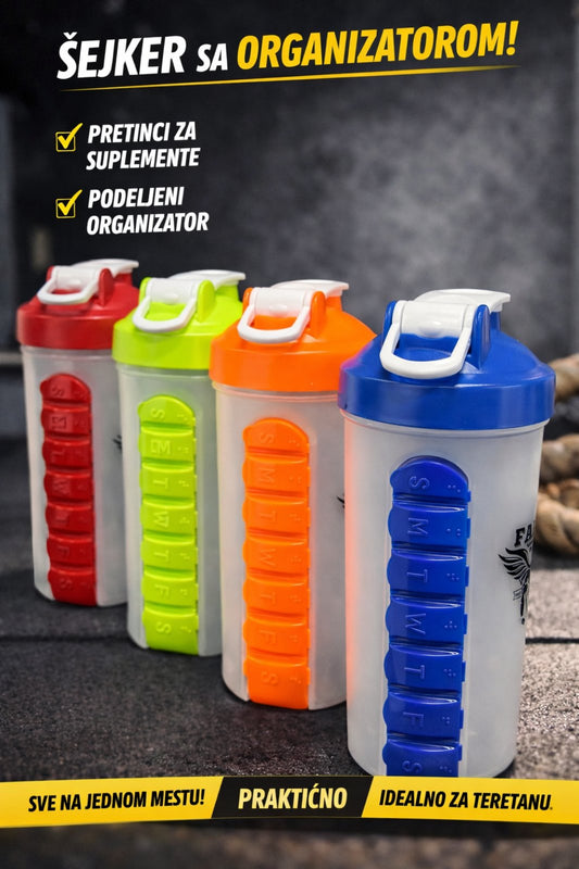 Shaker sa Organizatorom za Tablete